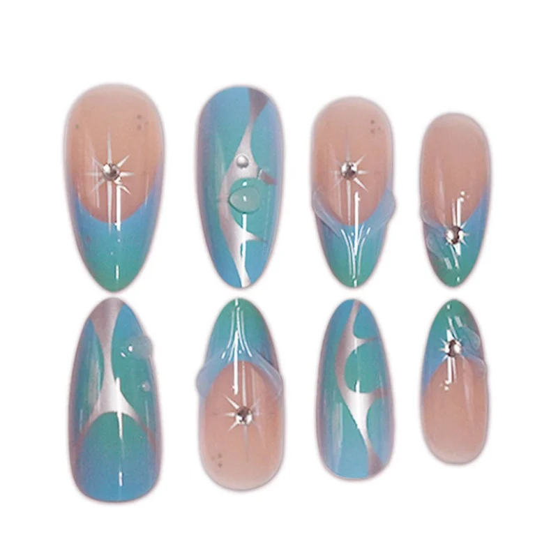 Künstlerische Stiletto-Nagelverlängerungen Karnz