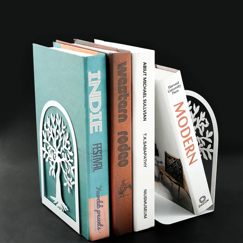 Dekorative Baumdesign Buchstützen