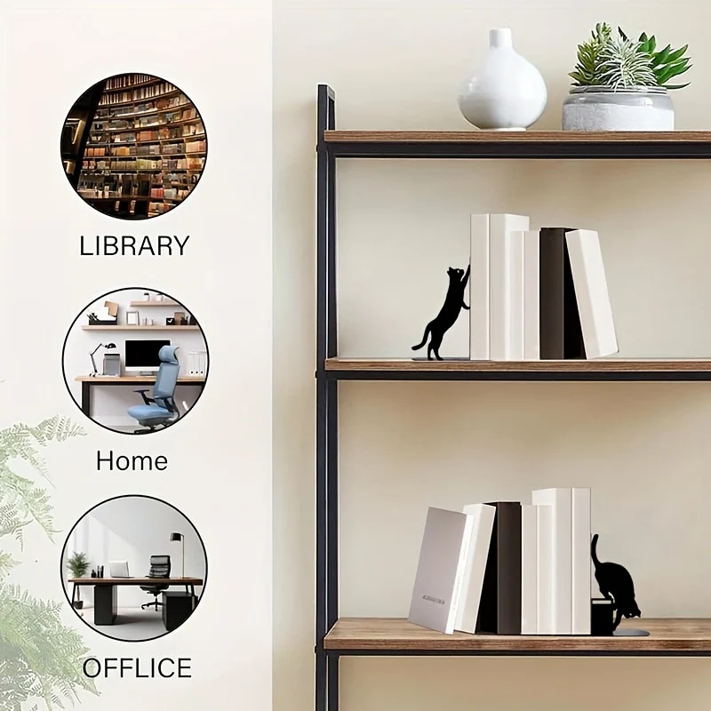 Katzen-Themen Dekorative Buchstützen