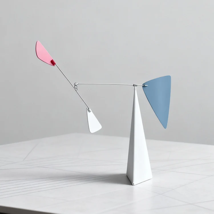 Kinetische mobile Kunstwerk