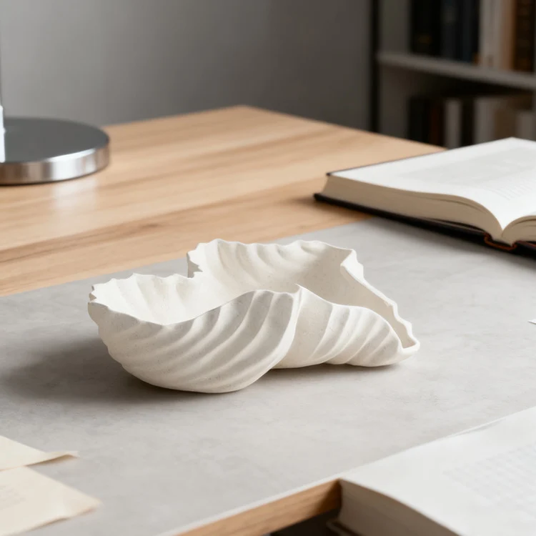 Elegante muschelförmige Dekoration