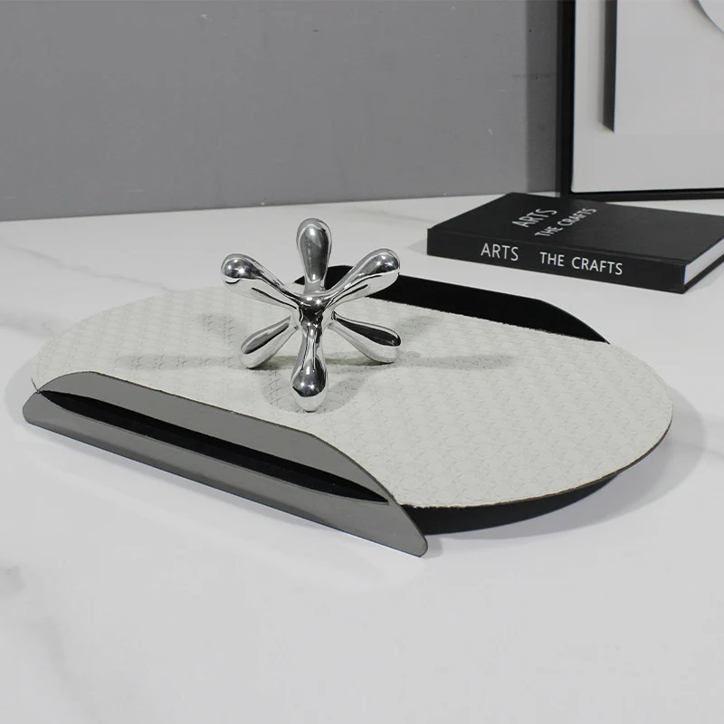 Eleganter Leder Schreibtisch-Organizer