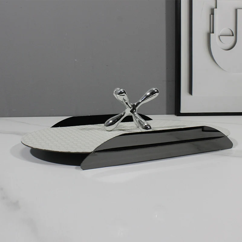 Eleganter Leder Schreibtisch-Organizer