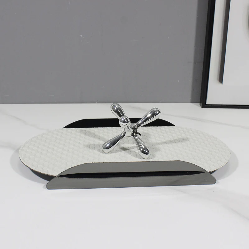 Eleganter Leder Schreibtisch-Organizer