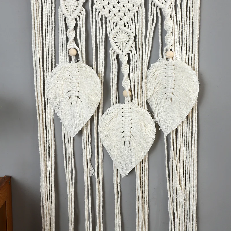 Bohemian Macramé Wandbehang Karnz
