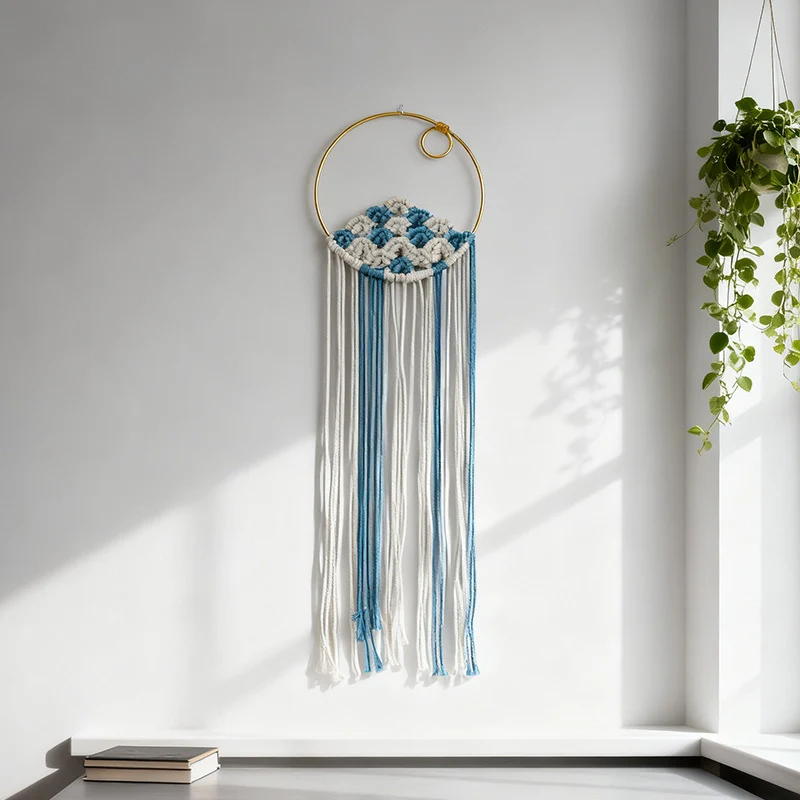 Macrame Wandbehang Karnz