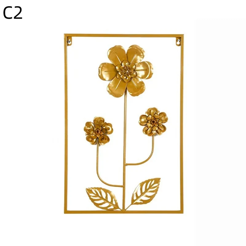 Floral Metal Wandkunst Karnz