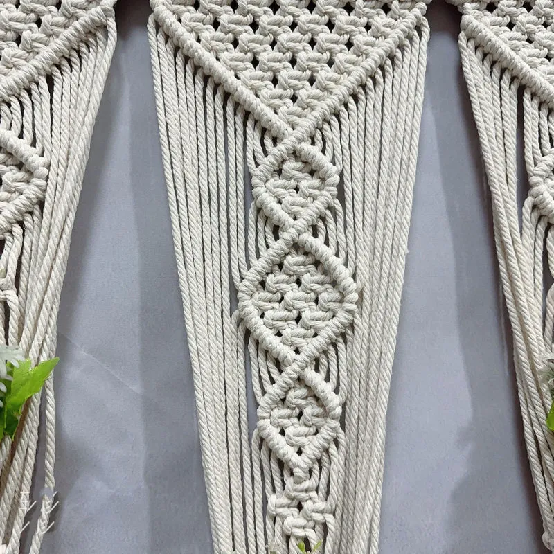 Macrame Wandhängenden Pflanzer Karnz