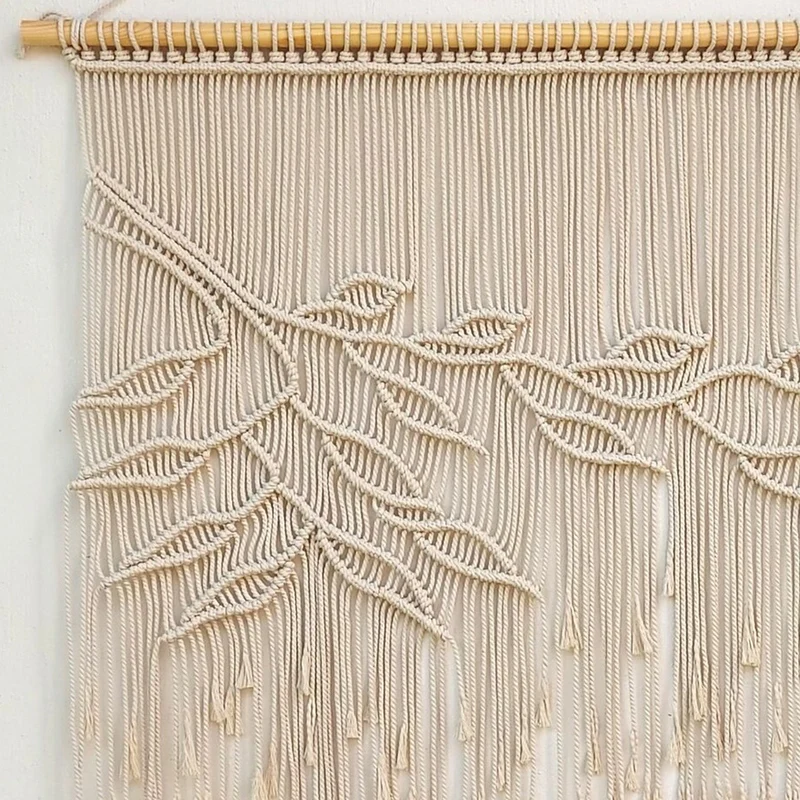 Woven Macrame Wandkunst Dekor Karnz