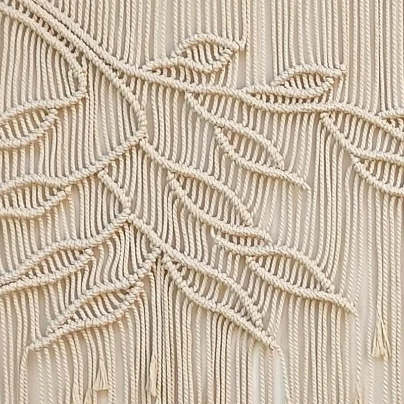 Woven Macrame Wandkunst Dekor Karnz