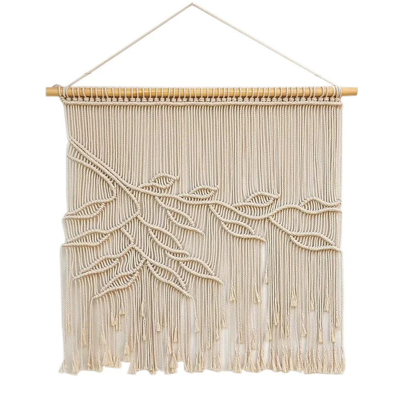 Woven Macrame Wandkunst Dekor Karnz