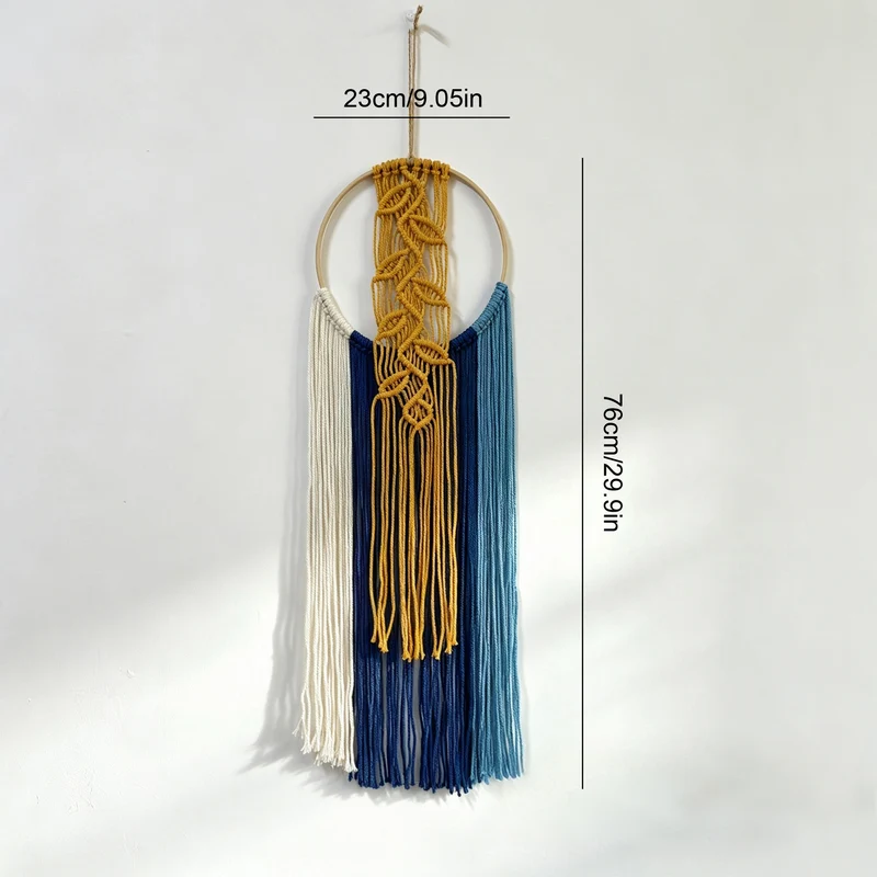 Stylische Makramee Wanddeko Karnz
