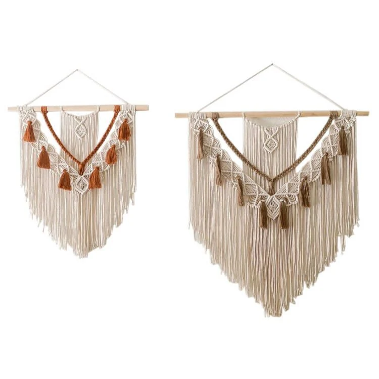 Macrame Wandkunst Dekor Karnz