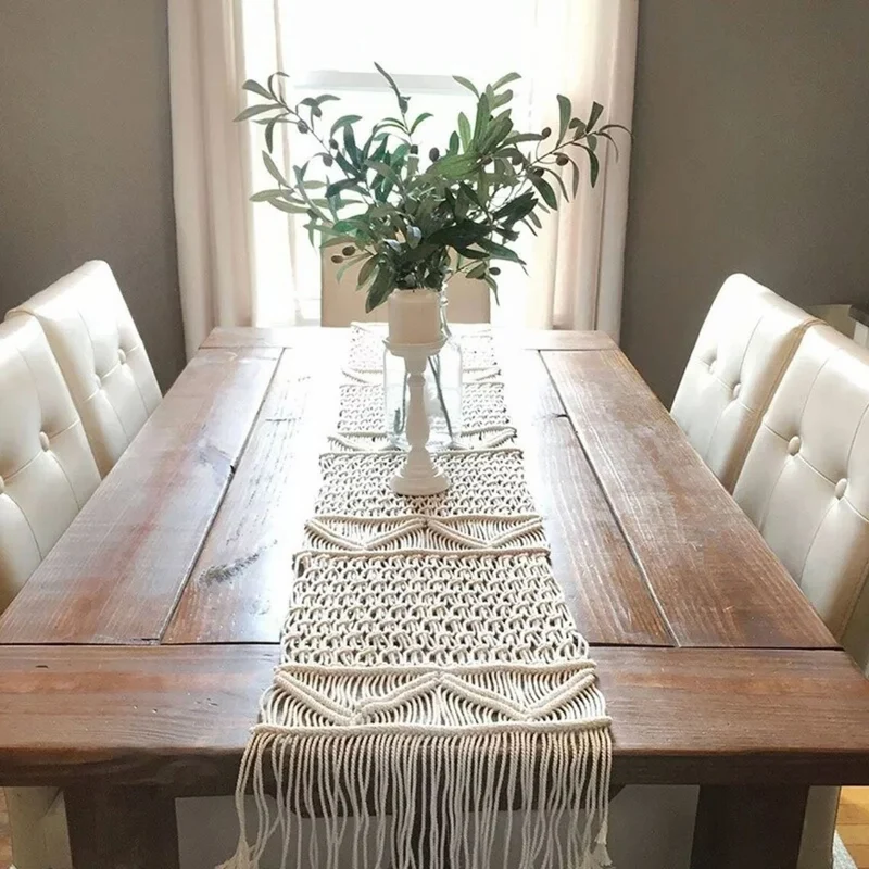 Macrame Tischläufer Karnz