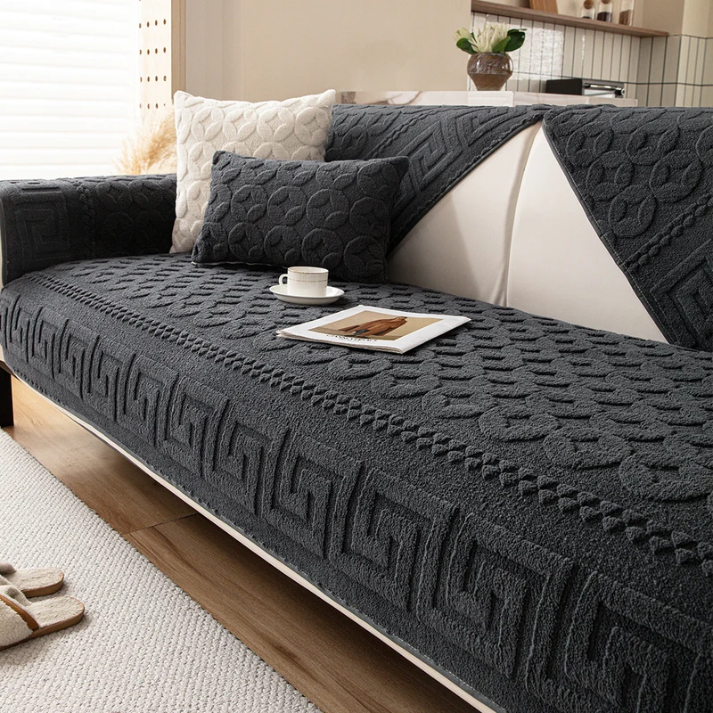 Sofaauflage aus Fleece, rutschfest