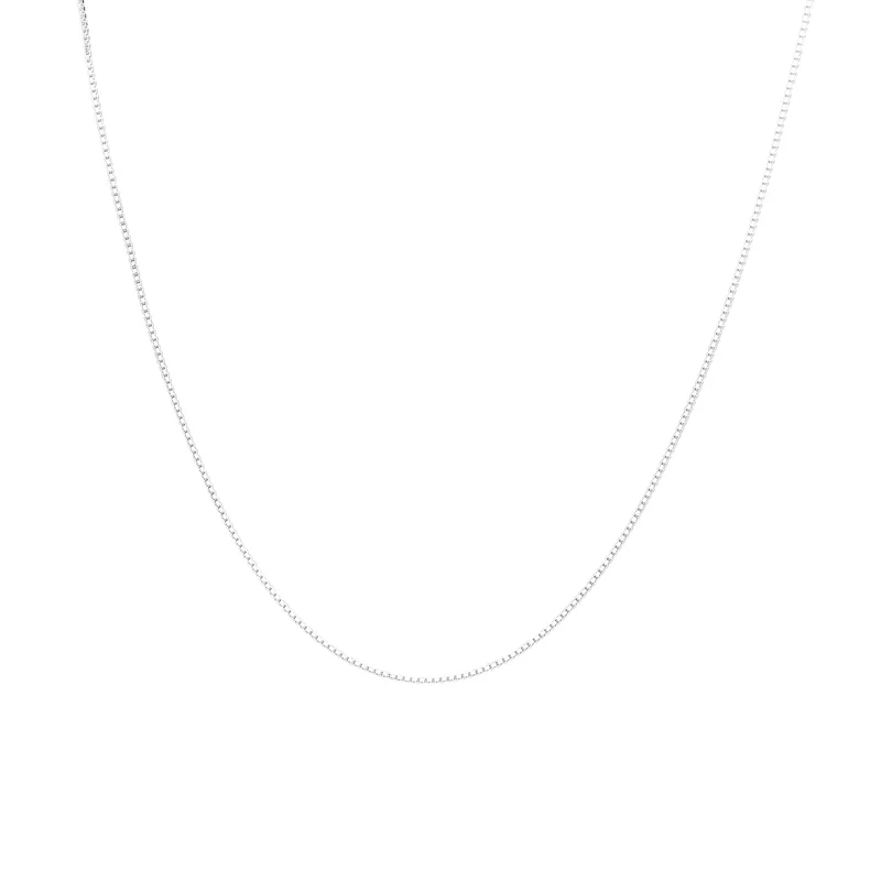 Silberkette mit Kreuzanhänger, 925er Silber