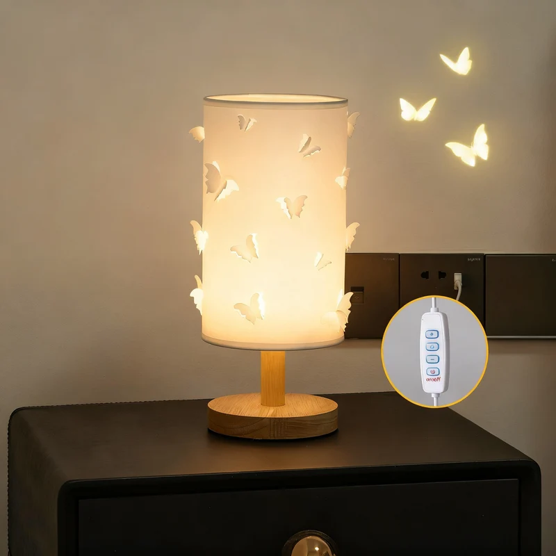 LED-Schmetterlingslampe mit Dimmfunktion, Modell 016