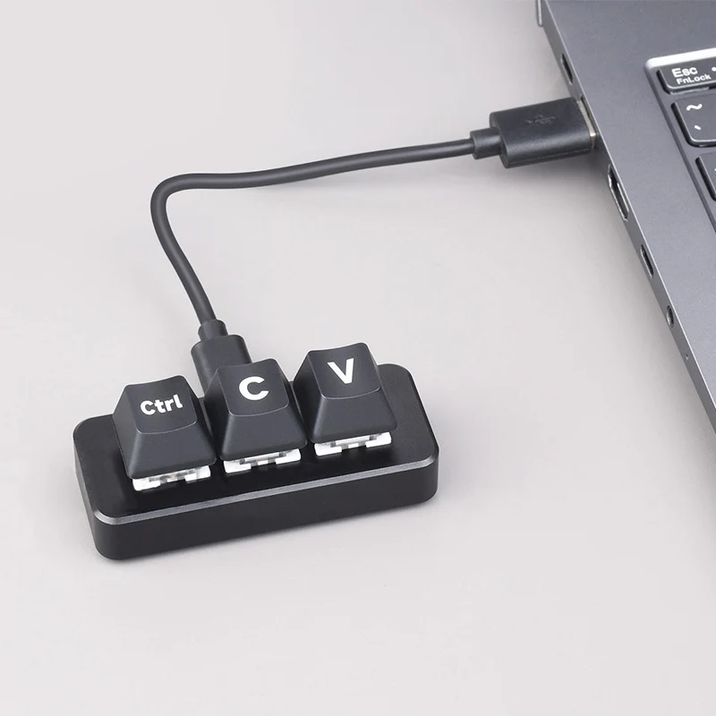 Programmierbare Mini-Tastatur, 3 Tasten