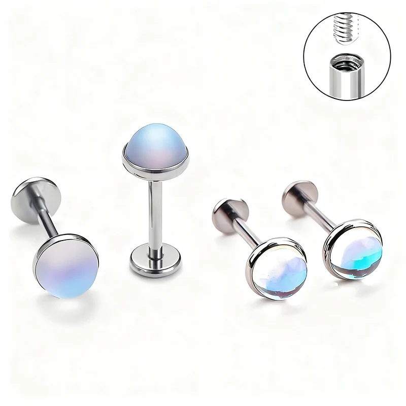 Titan-Piercingstab mit Innengewinde