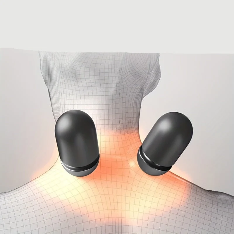 Ergonomic Neck Massager with Heat and Vibration
