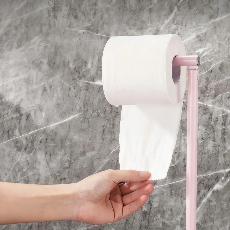 Stehender Papierrollenhalter aus Edelstahl