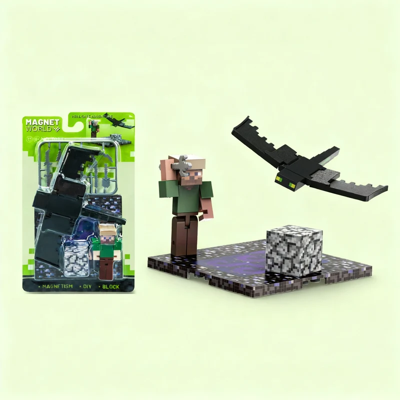 Magnetische Bausteine, Kunststoff, Kinderspielzeug