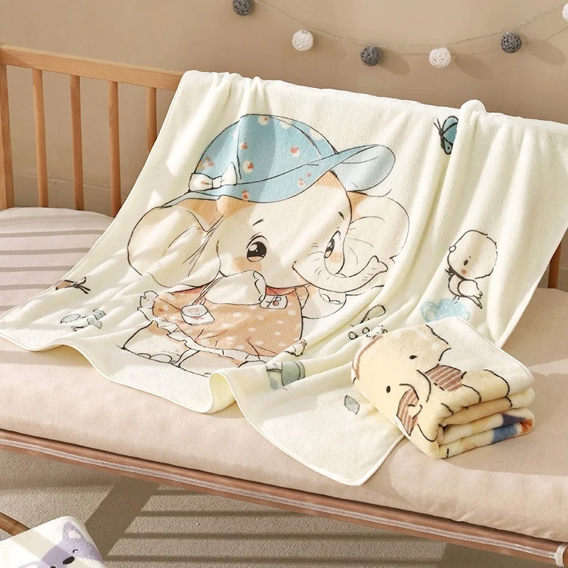 Babydecke aus Korallenfleece, 80×80 cm