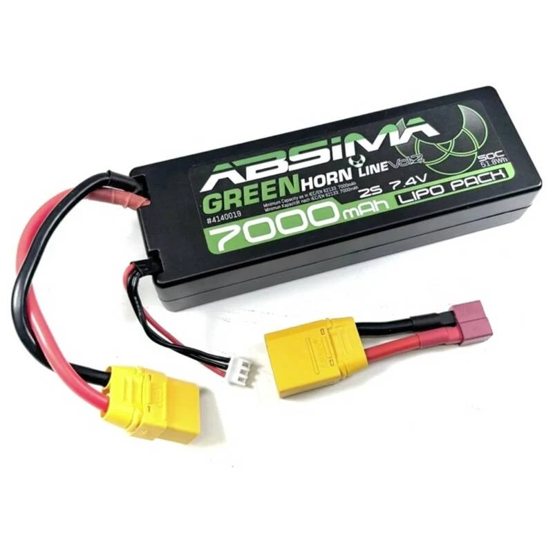 B-Ware LiPo 2S 7,4V 7000mAh 50C Akkupack XT90 für Modellbau Absima