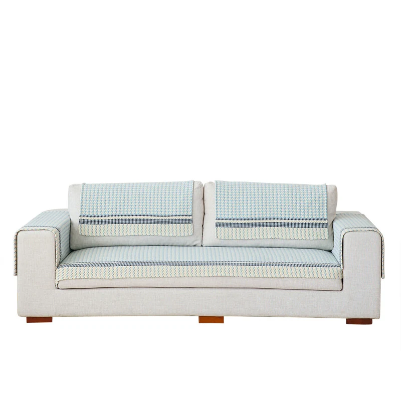 Sofa-Auflage-Set für 3-Sitzer mit rutschfester Unterseite und dekorativer Steppung Karnz