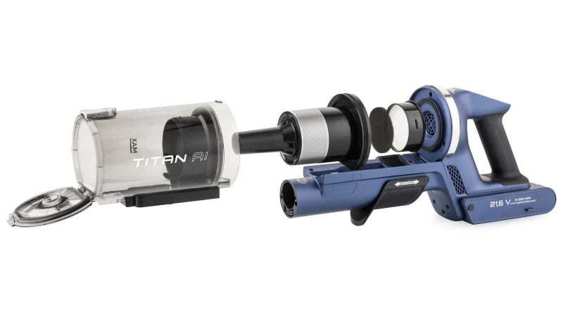 Stabstaubsauger ETA Titan AI 5255 90000 schwarz/blau