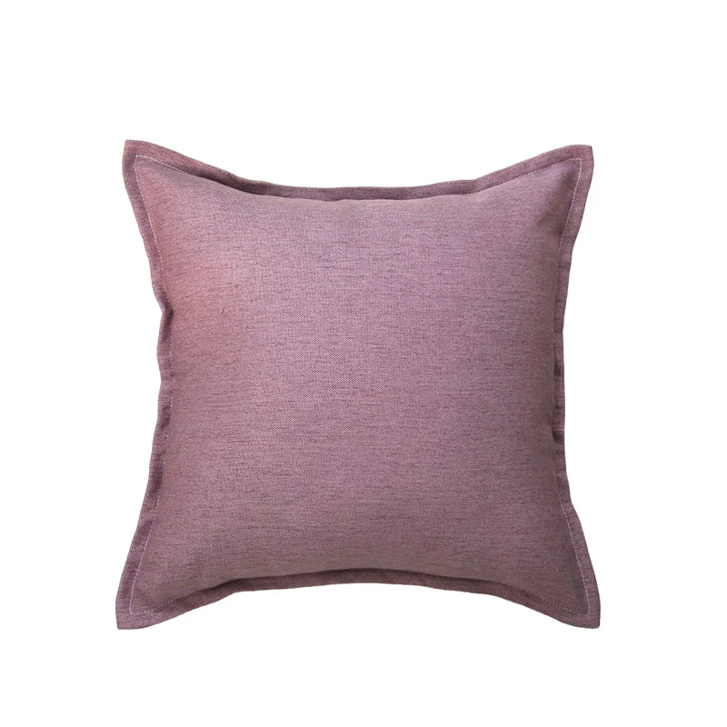 Dekorative Leinen-Wurfpillow-Bezug mit Paspelkante