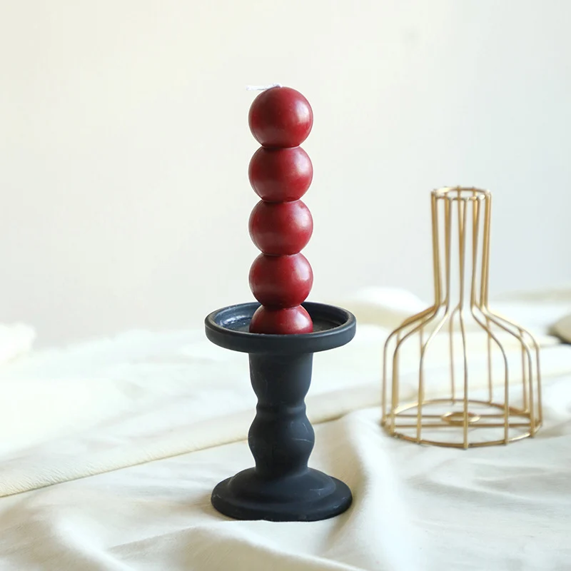 Verdrehte Spiral Deko Duftkerzenpaar für Zuhause