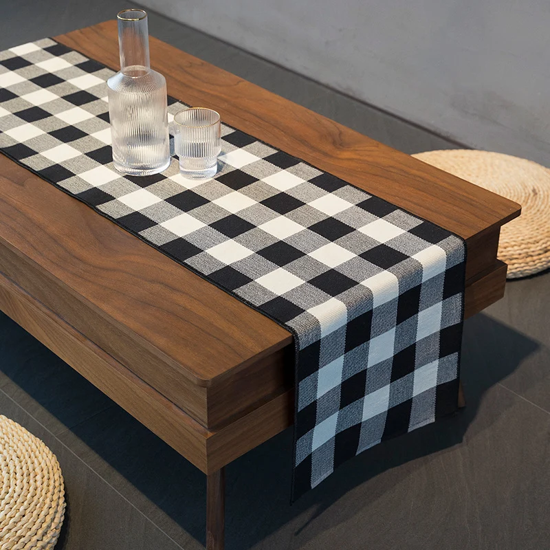 Gewebte Tisch-Platzmatte im Buffalo-Check aus Baumwollmix Karnz