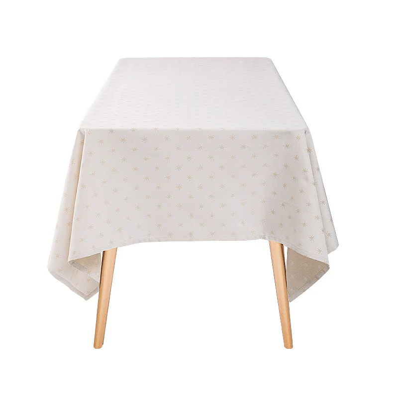 Gewebte Jacquard-Tischdecke mit Diamantrelief und pflegeleichtem Baumwollmix Karnz