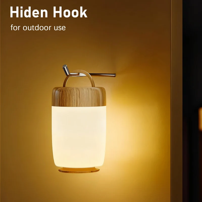 Nachtlichter, Nachttischlampe, Nachtlicht, Touch-Bedienung, dimmbar, 7 Farben, 4 Modi, USB-aufladbar, Timer, Countdown-Funktion, LED-Tischleuchte