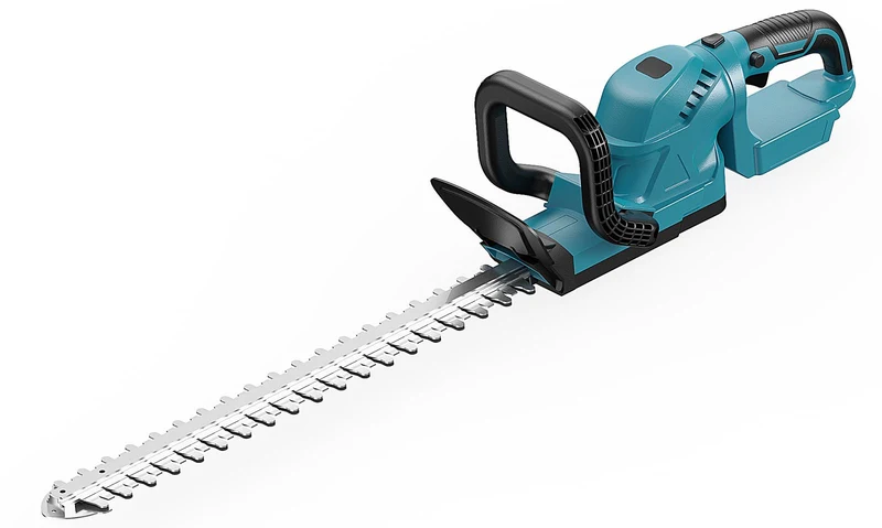 Kabellose Heckenschere 52cm, Elektrische Heckenschere mit bürstenlosem Motor, 180° drehbarer Schneidkopf, Leichtgewicht für präzisen Heckenschnitt