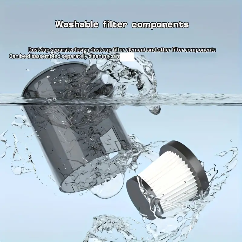 45000Pa Handstaubsauger, Milbensauger, 4 in 1 Staubsauger Kabellos, UV-C Licht, entfernt 99 % Milben, Akku Staubsauger, Anti-Milben Staubsauger