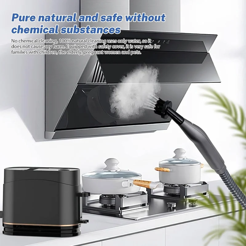 5 Bar Multifunktionaler Dampfreiniger, 1500W Handdampfreiniger, entfernt Milben, 1.2L Tank Teppichreiniger, tragbarer Bügelmaschine, Steam-Technologie