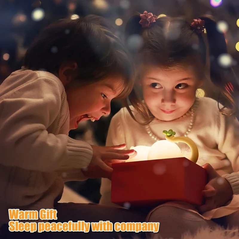 Nachtlicht Kinder,Elefant Nachtlicht Baby Stilllicht Dimmbar,Silikon Touch Nachttischlampe Kinder Mit Timer,USB Aufladbare,Baby Geschenk Junge Mädchen
