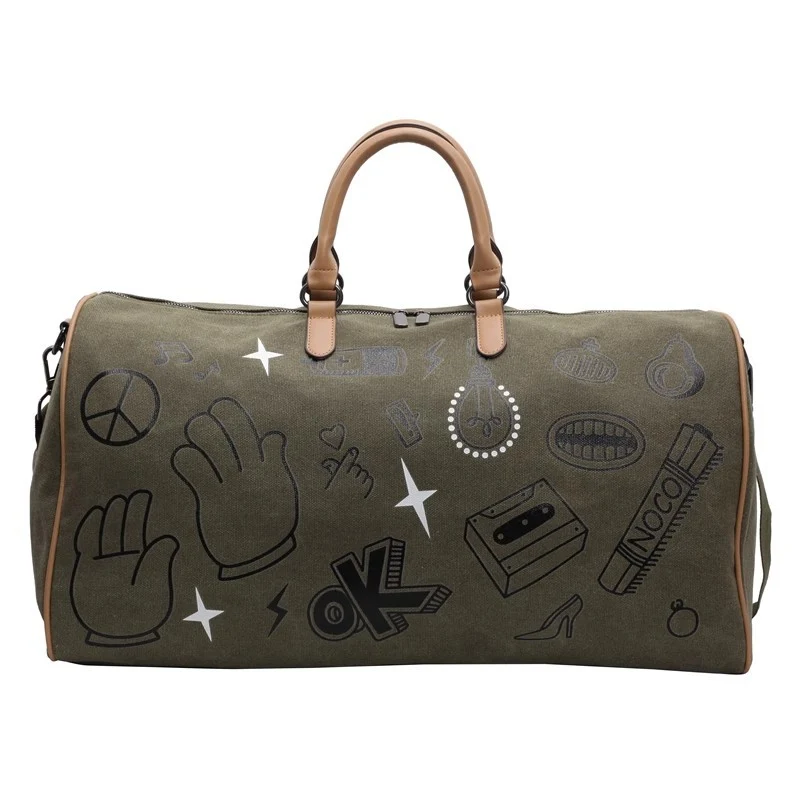 Fun gemusterte Wochenend-Duffle-Tasche Karnz