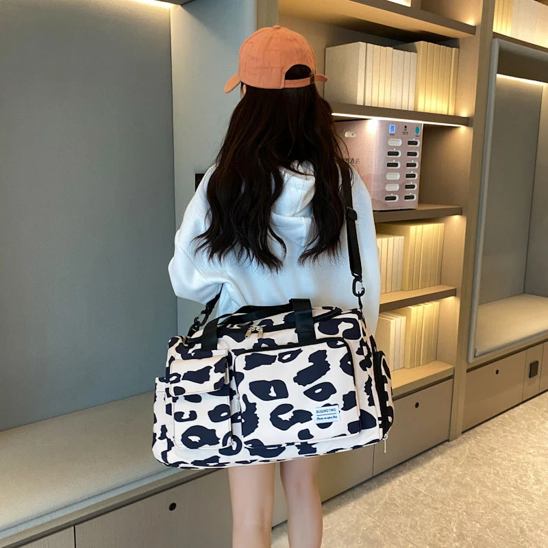 Stylische Zebra-Print Reise-Duffel-Tasche Karnz