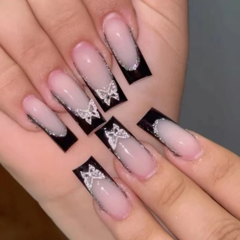 Glamorous Butterfly Nail Art Extensions Karnz