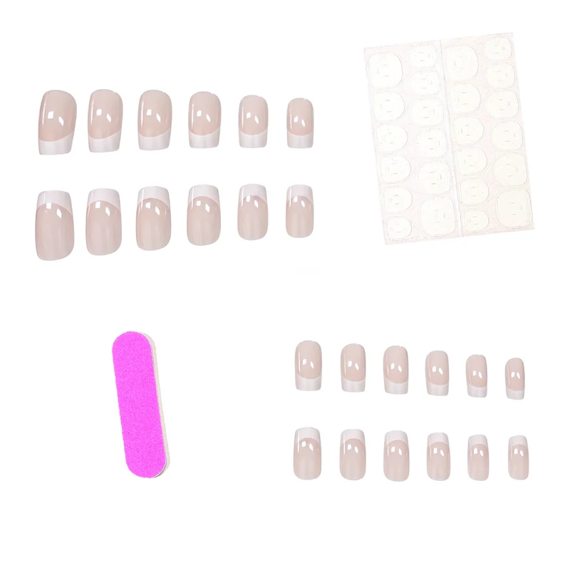 Französische Spitzen-Nageldesign-Verstärkungen Karnz