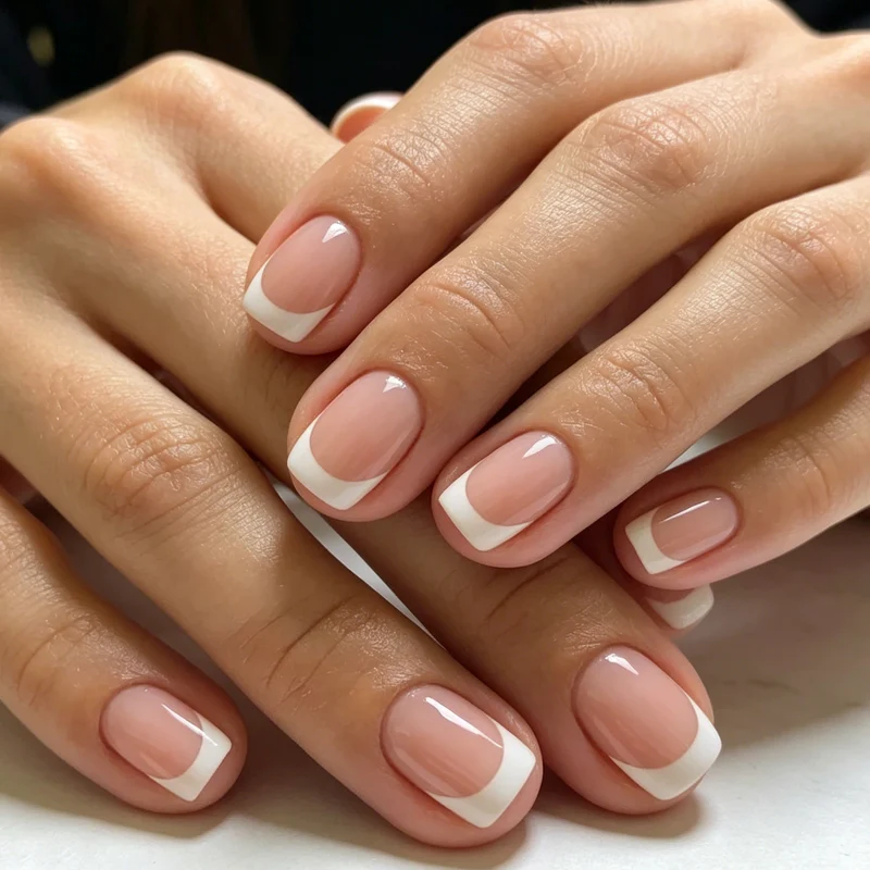 Französische Spitzen-Nagelkunst-Verstärkungen Karnz