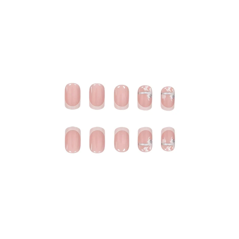 Französische Spitzen Blumennagelkunst Verbesserungen Karnz