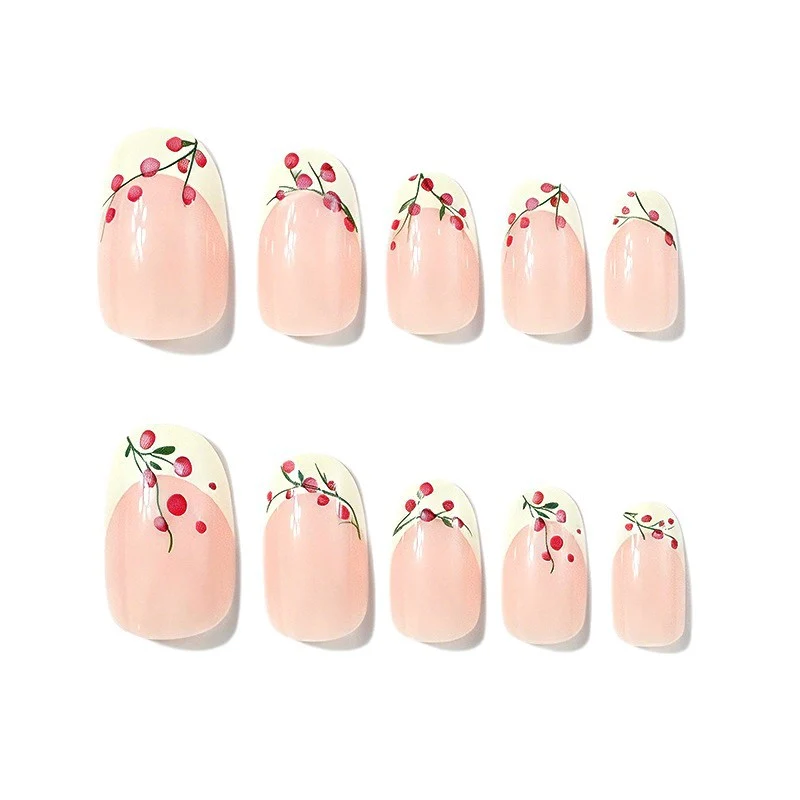 Blumenmuster-Nagelkunstverlängerungen Karnz