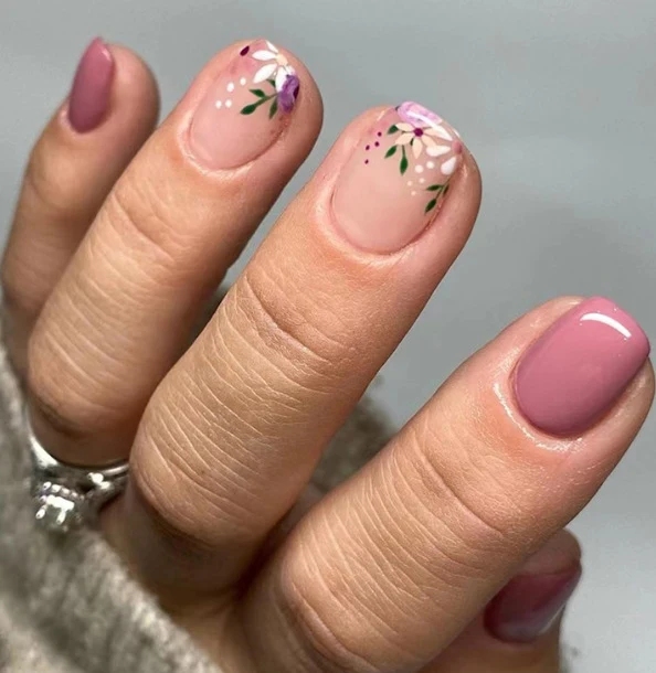 Blumen-Themen Nagelkunst Verbesserungen Karnz