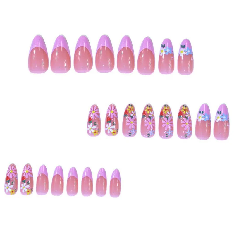 Florales Acryl-Nagelkunst-Set Karnz