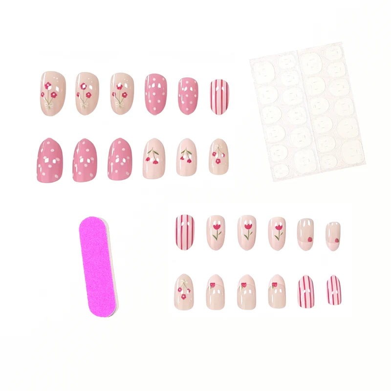 Floral Theme Nagelkunst Set Karnz