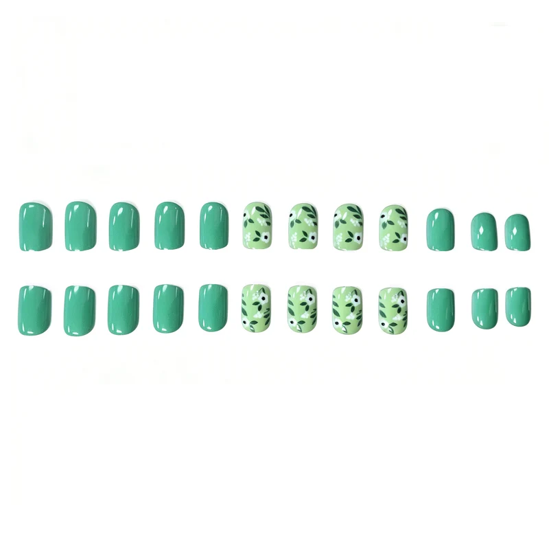 Blütenmuster Nagelaufkleber Karnz